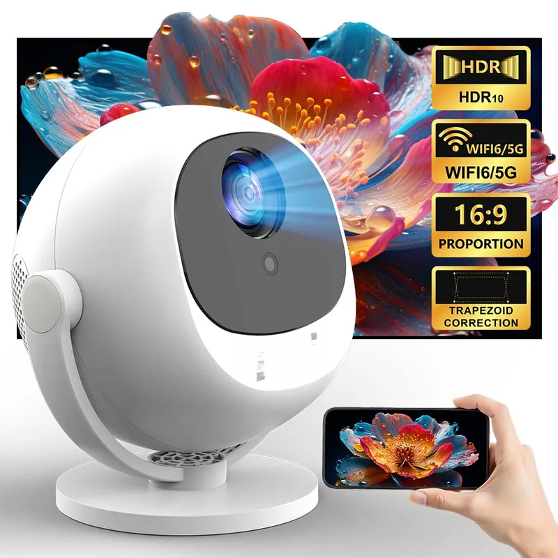 Home Cinema Mini - Mini Proiettore 4K Portatile Ultra HD