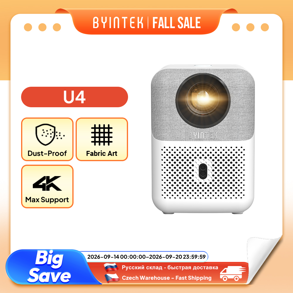 Home Cinema Mini - Proiettore Mini BYINTEK Full HD U4