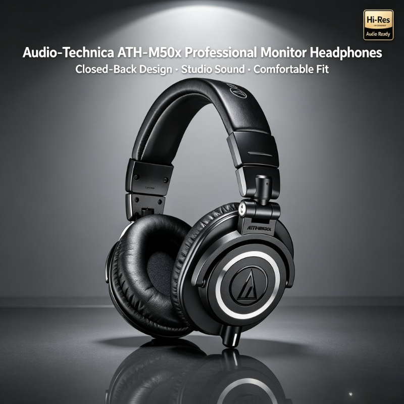 Audio Technica Headphone Ath-M50X - Cuffie da studio professionali Audio-Technica ATH-M50X