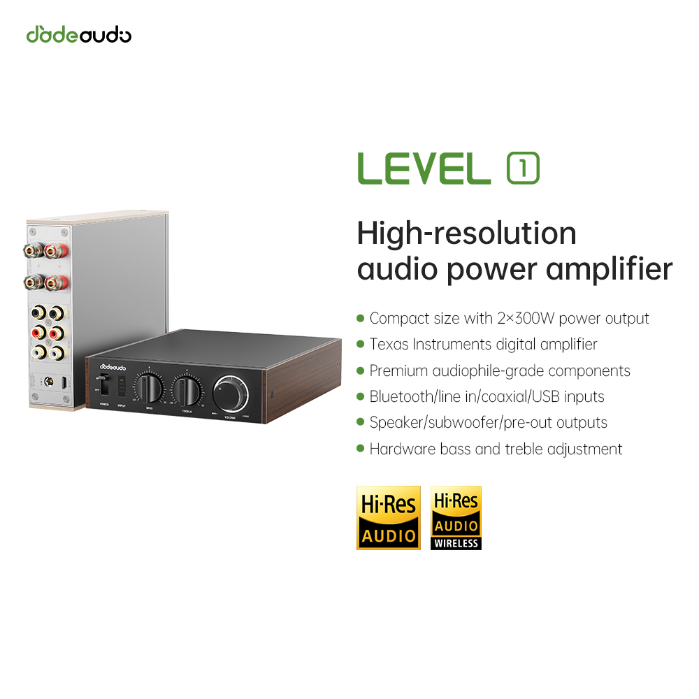 Audio Home Cinema - Amplificatore HiFi Bluetooth LDAC da Tavolo