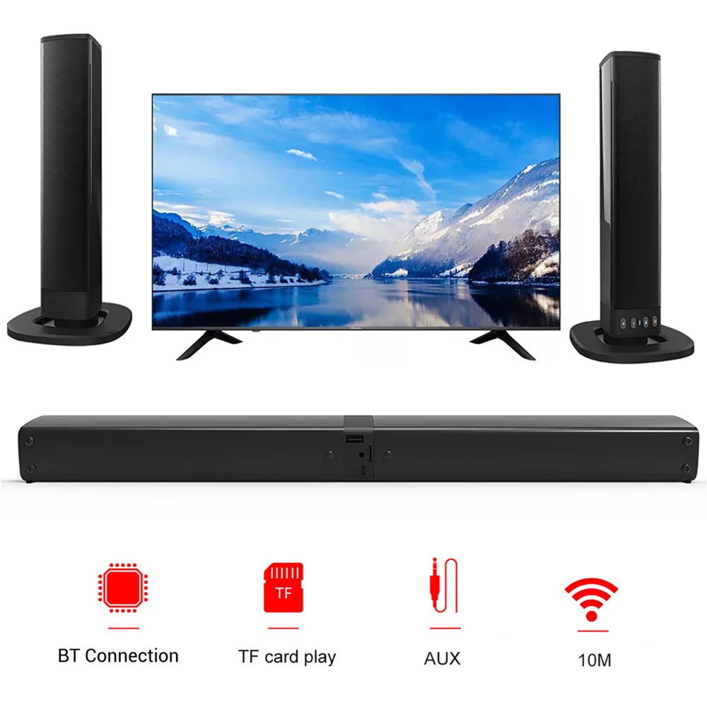 Barra audio TV wireless Blueto - Home Cinema Wireless Speakers recensione e prezzo